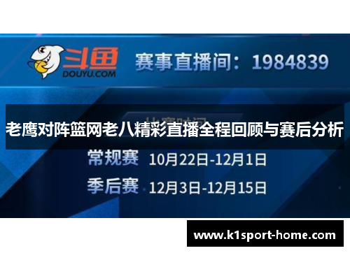 老鹰对阵篮网老八精彩直播全程回顾与赛后分析